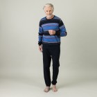Homewear by BLUE SEVEN Herren Pyjamashirt blau M - 105315100001 - 1 - 140px