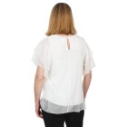 Z-ONE Damen Bluse Kurzarm, offwhite - 105437400000 - 1 - 140px