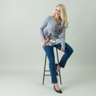 FASHION NEWS Shirt, Spitze & Soft Touch grau/multi - 105625300000 - 1 - 140px