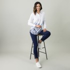 mocca by Jutta Leibfried Bluse, weiß/navy - 105702500000 - 1 - 140px