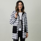 mocca by Jutta Leibfried Cardigan schwarz/weiß 40 - 105703300003 - 1 - 140px