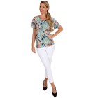 Damen-Shirt  blau/multicolor - 105767600000 - 1 - 140px