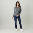 BELOVED BASICS Shirt mit Spitze grau - 105834400000 - 1 - 140px