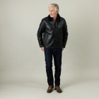 CARLO COLUCCI Herren-Lederjacke 'Dallas' schwarz - 105962800000 - 1 - 140px