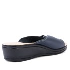 QUIVA Damenlederpantoletten navy - 106142700000 - 1 - 140px