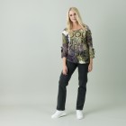 GINA LAURA Damen Langarmshirt, gelbgrün - 106296900000 - 1 - 140px