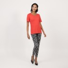 Damen-Leggings  schwarz/weiß - 107053000000 - 1 - 140px