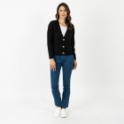 Cashmerelike by BLUE SEVEN Strickjacke schwarz - 107313700000 - 1 - 140px