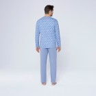KINGsCLUB 4er Set Herren Pyjama blau/grau - 107470400000 - 1 - 140px