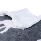 Kuscheldecke Hirsch 150x200cm, grau/weiß - 110460100000 - 1 - 140px