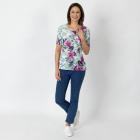 Jeannie Damen-Plissee-Shirt multicolor - 112339800000 - 1 - 140px