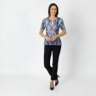 Jeannie Damen-Plissee-Shirt multicolor - 112341900000 - 1 - 140px