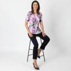 Jeannie Damen-Plissee-Shirt multicolor - 112342500000 - 1 - 140px
