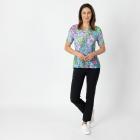 Jeannie Damen-Plissee-Shirt multicolor - 112342600000 - 1 - 140px