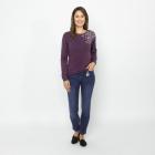 Cashmerelike by BLUE SEVEN Pullover pflaume 38 - 112390800001 - 1 - 140px