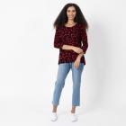 Vanessa Style Damen-Shirt schwarz/rot 36/38 (1) - 112529500001 - 1 - 140px