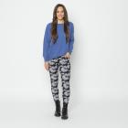 FASHION NEWS Thermo-Fleece-Leggings schwarz/weiß 36/38 - 112925900001 - 1 - 140px