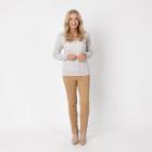 100% KASCHMIR Pullover, V-Ausschnitt, hellgrau - 112959000000 - 1 - 140px