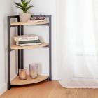 Eckregal "Metall + Bambus" - 113013400000 - 1 - 140px