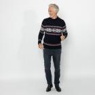 Herren-Pullover mit Norwegermuster marine S - 113109400001 - 1 - 140px