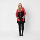 VANESSA STYLE Damen-Jacke schwarz/ rot 36/38 (1) - 113115200001 - 1 - 140px