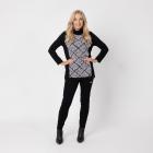 VANESSA STYLE Damen-Shirt schwarz/ weiß 36/38 (1) - 113117600001 - 1 - 140px