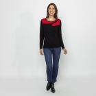 TRENDS by J. Leibfried Pullover schwarz/rot 46-50 - 113164900003 - 1 - 140px