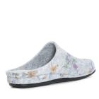 Dr. Feet Damenhausschuhe grau mit Blumen 36 - 113192400001 - 1 - 140px