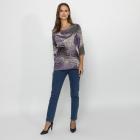 RÖSSLER SELECTION Damen Shirt schwarz/creme/lila 36 - 113203900001 - 1 - 140px