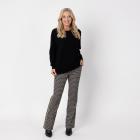 Perfectly JU Hose 'Mira' Regular schwarz/grau/ecru 32/34 - 113212600001 - 1 - 140px