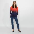 TRENDS by J. Leibfried Plissee-Shirt rot/lila - 113230700000 - 1 - 140px