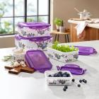 Klickdosen-Set Hortensie eckig - 113288400000 - 1 - 140px