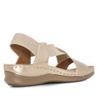 TOPWAY COMFORT Damensandalen gold 36 - 113337100001 - 1 - 140px