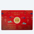 Coincard "Year of the Horse" 1/1000 oz. Feingold - 113431200000 - 1 - 140px