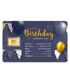 Coincard "Happy Birthday" 1/1000 oz. Feingold - 113434600000 - 1 - 140px