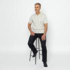 Herren-Polo-Strickpullover hellgrau M - 113605000001 - 1 - 140px