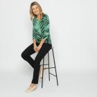 MILANO Design Damen-Pullover grün/schwarz 44/46 - 113634800003 - 1 - 140px