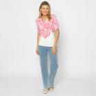 MILANO Design Damen-Pullover rosa/offwhite 36/38 - 113635100001 - 1 - 140px