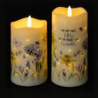 2 LED-Funkelkerzen Blütentraum - 113681500000 - 1 - 140px