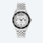 DELMA Herrenuhr "Santiago Day-Date" weiß-schwarz - 113684200000 - 1 - 140px