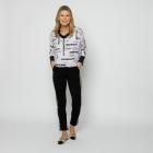 VANESSA STYLE Damen-Shirt schwarz/weiß/beige 48/50 (4) - 113685600004 - 1 - 140px