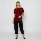 VANESSA STYLE Damen-Sweatshirt schwarz/rot 48/50 (4) - 113686000004 - 1 - 140px