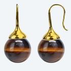 Ohrhänger 925 Sterling Silber Tigerauge rhodiniert - 113744700001 - 1 - 140px