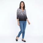 Jeannie Damen-Plissee-Blusenjacke multicolor 36/40 - 113964800001 - 1 - 140px