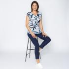 Jeannie Damen-Plissee-Shirt Blumen - 113965500000 - 1 - 140px