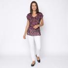Jeannie Damen-Plissee-Shirt Flügelarm Zebra - 113968400000 - 1 - 140px