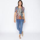 Jeannie Damen-Plissee Shirt Snake Bunt - 113968700000 - 1 - 140px