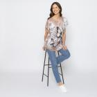 FASHION NEWS Damen-Shirt Butterfly beige M/L - 38-42 - 113978900001 - 1 - 140px