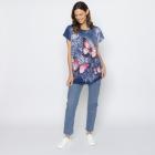 FASHION NEWS Damen-Shirt Butterfly blau M/L - 38-42 - 113979000001 - 1 - 140px