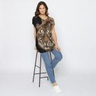 FASHION NEWS Damen-Shirt Tigerkopf schwarz M/L - 38-42 - 113979600001 - 1 - 140px